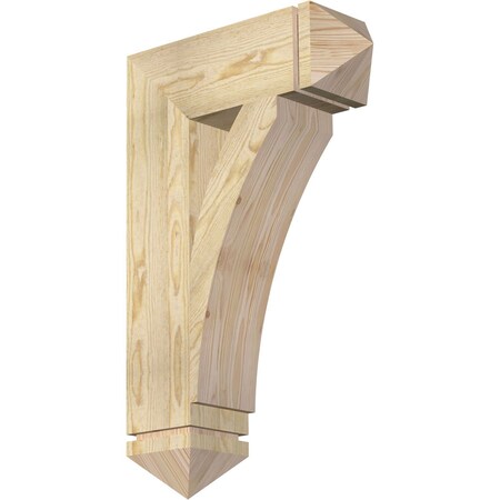 Thorton Arts & Crafts Rough Sawn Bracket, Douglas Fir, 6W X 20D X 32H